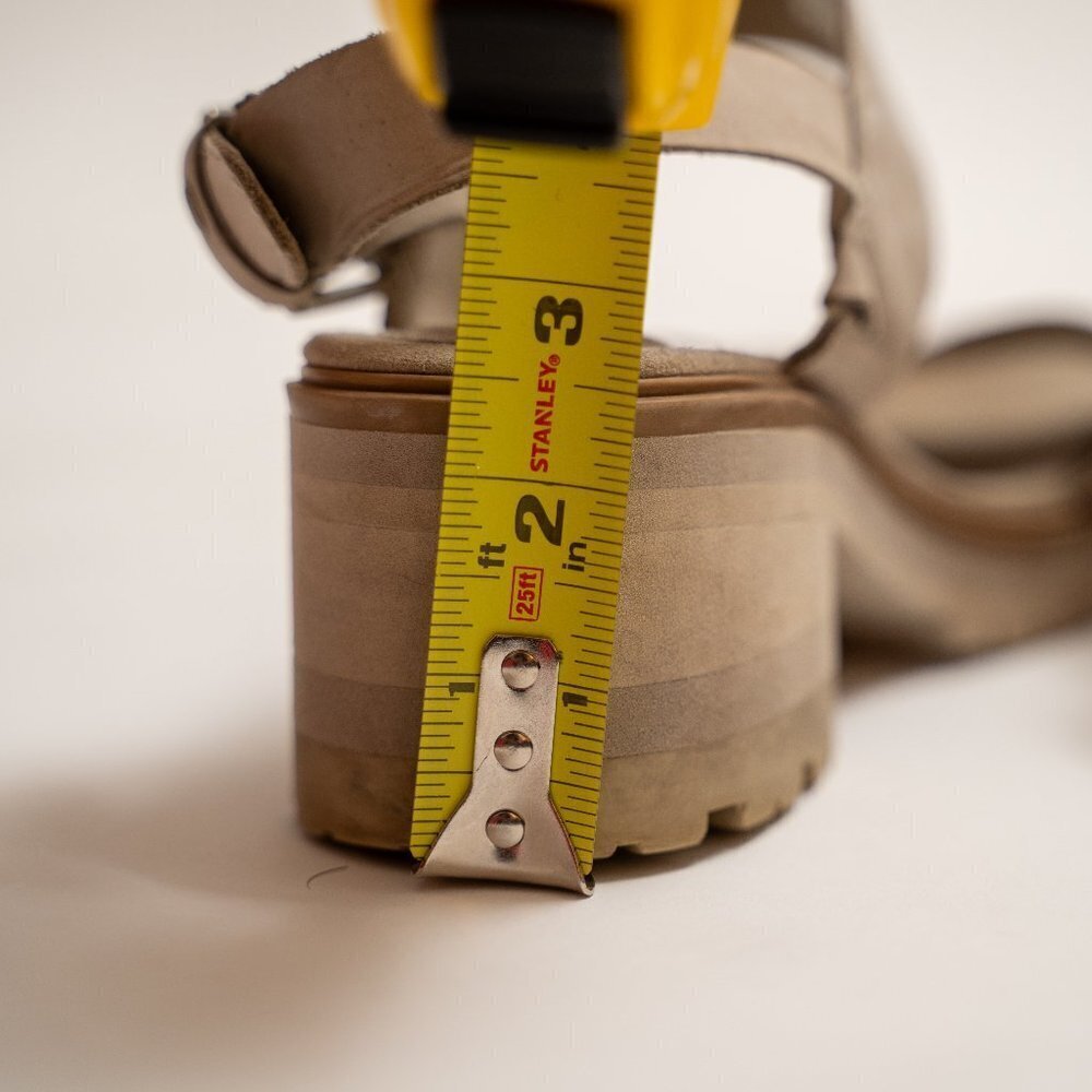 TIMBERLAND Suede Stacked Heel Sandals - Picture 10 of 11